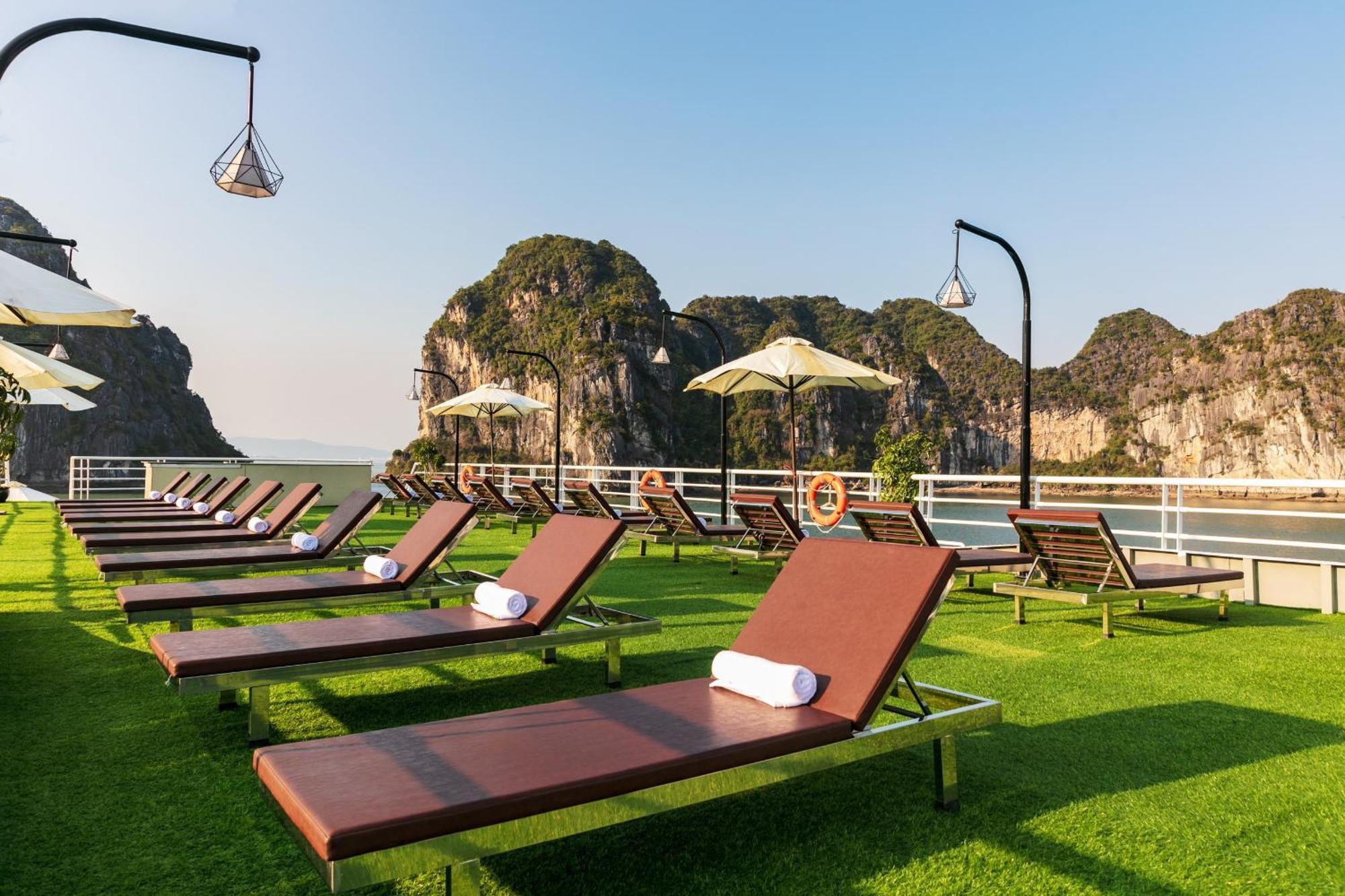 Hotel Halong Dragon Bay Cruise Hạ Long Exterior foto